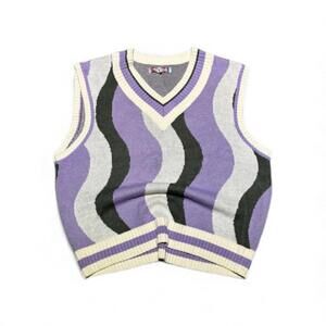 Urban Outfitters Multi-Color Wave Cardigan